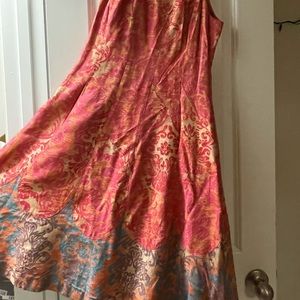 Tracy Reese Pink Floral Design Dress Size 2